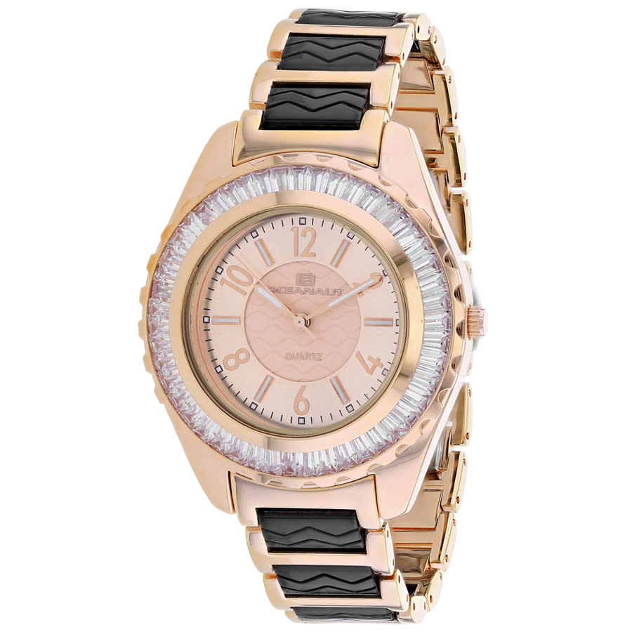 Shop Oceanaut Lucia Rose Gold-tone Dial Ladies Watch Oc0544 In Two Tone  / Gold / Gold Tone / Rose / Rose Gold / Rose Gold Tone