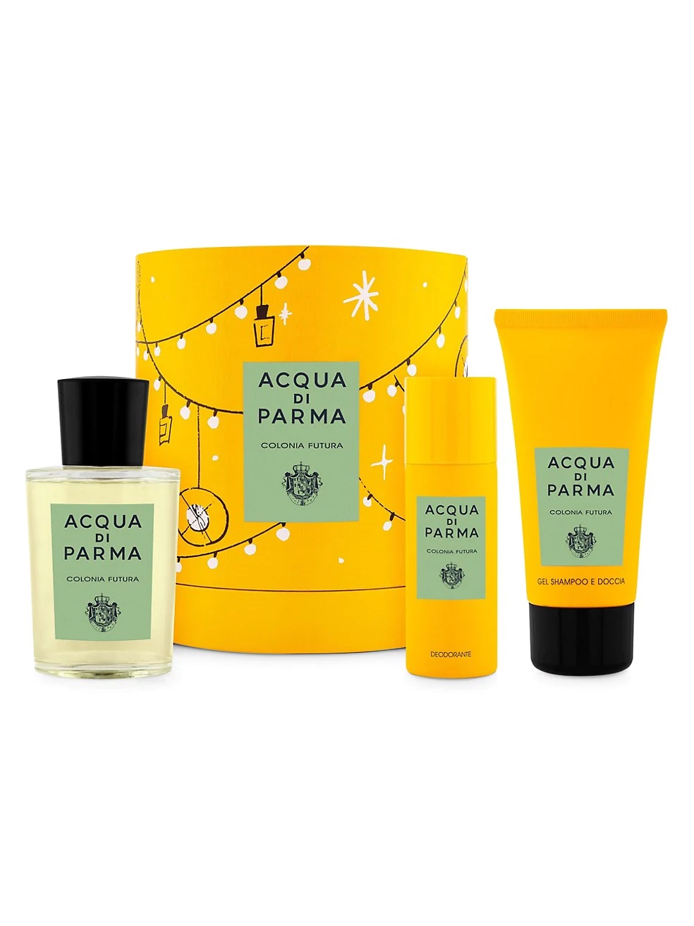 Acqua Di Parma Colonia Futura Coffret Three-piece Set In Pink,yellow