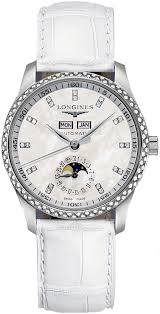 Longines Masters Collection Automatic Diamond White Mother Of Pearl Dial Mens Watch L25030873