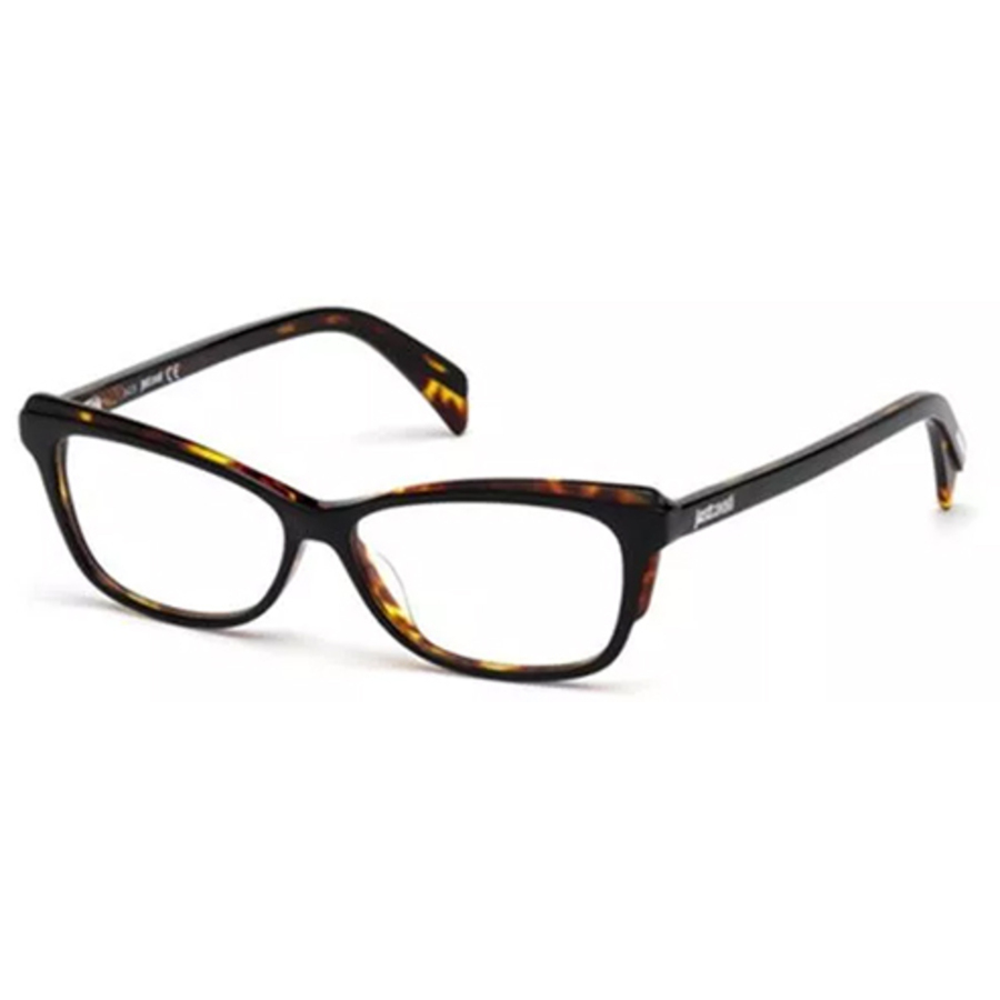 JUST CAVALLI LADIES BLACK SQUARE EYEGLASS FRAMES JC0771 A05 54