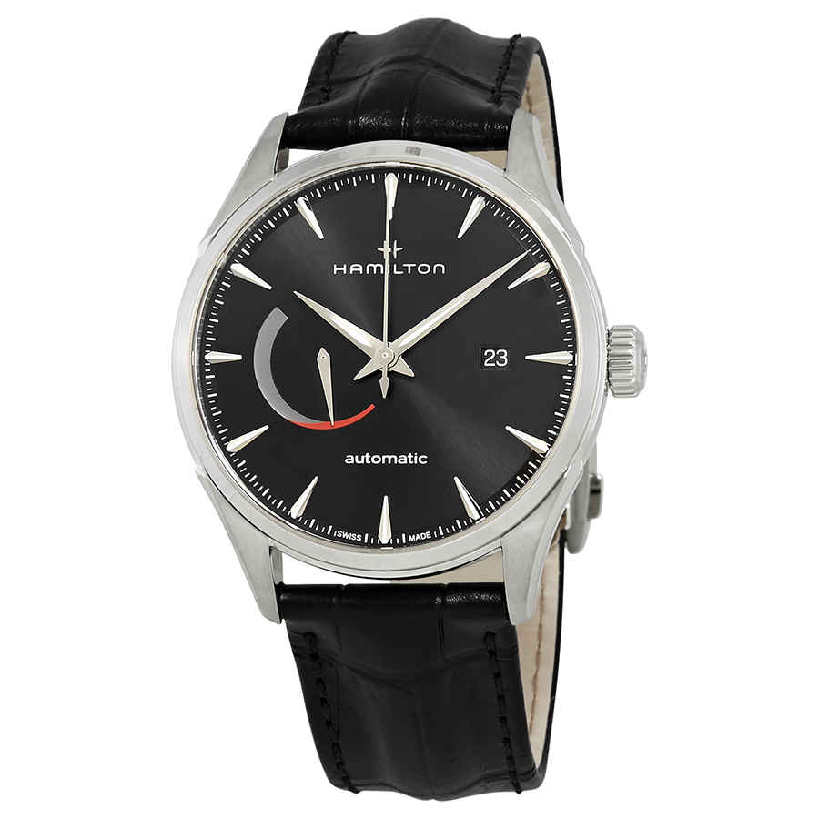 Hamilton Jazzmaster Power Reserve Automatic Mens Watch H32635731 In Black,silver Tone