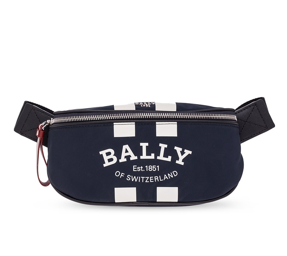 Bally Mens Midnight / Palladio Flynos Nylon Bum Bag In Midnight/palladio ModeSens