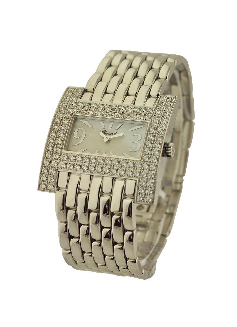 Chopard Classique Diamond White Dial Ladies Watch 109224-1001 In Gold / Gold Tone / Mother Of Pearl / White