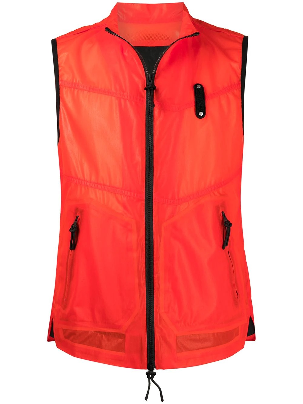 A-COLD-WALL* A COLD WALL MENS RICH ORANGE TRELLICK GILET VEST