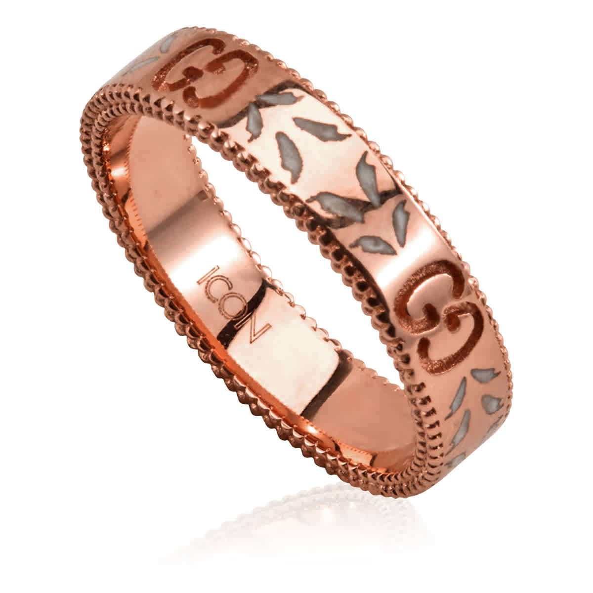 Gucci Icon 18k Rose Gold Ring In Gold Tone,pink,rose Gold Tone