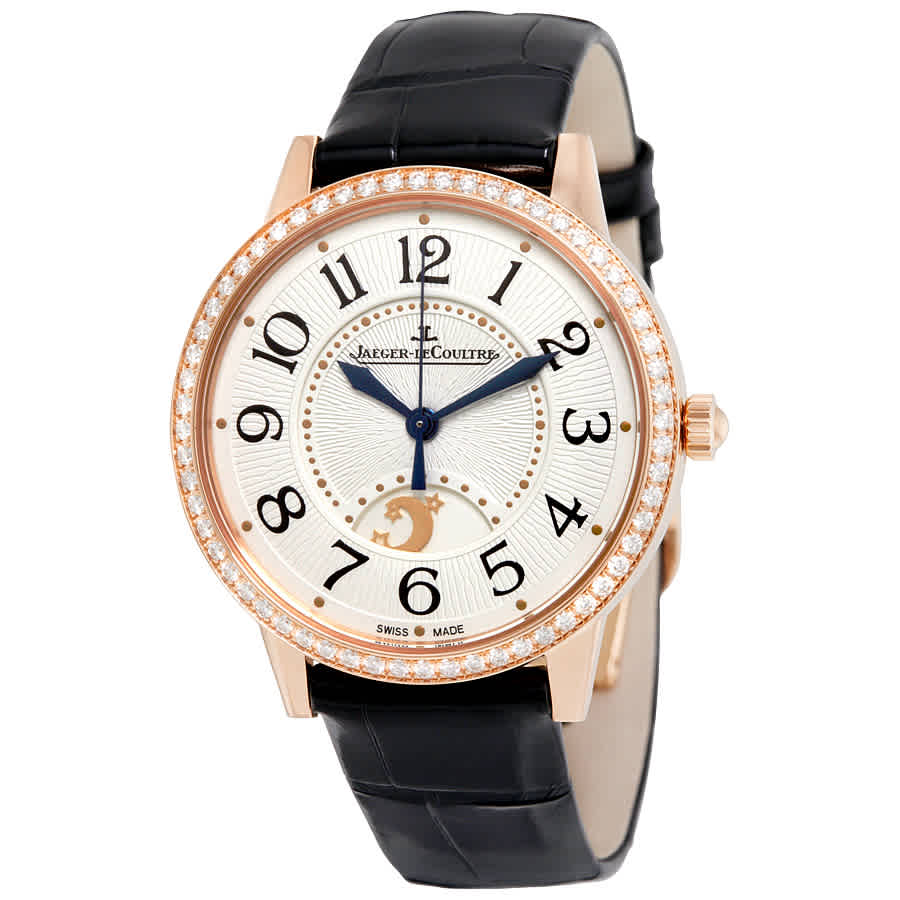 Jaeger-lecoultre Rendez-vous Night Day 18k Rose Gold Automatic Ladies Watch Q3442420 In Black / Blue / Gold / Rose / Rose Gold / Silver