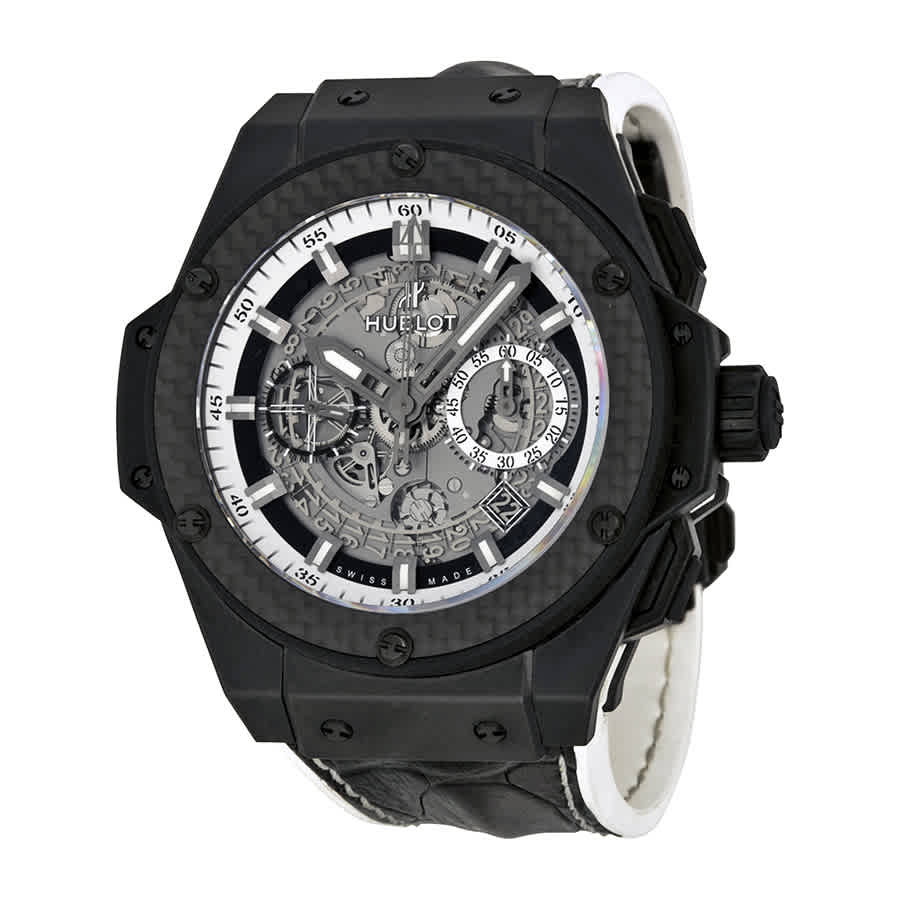 HUBLOT KING POWER AUTOMATIC CHRONOGRAPH SKELETON DIAL MENS WATCH 701CQ0112HR