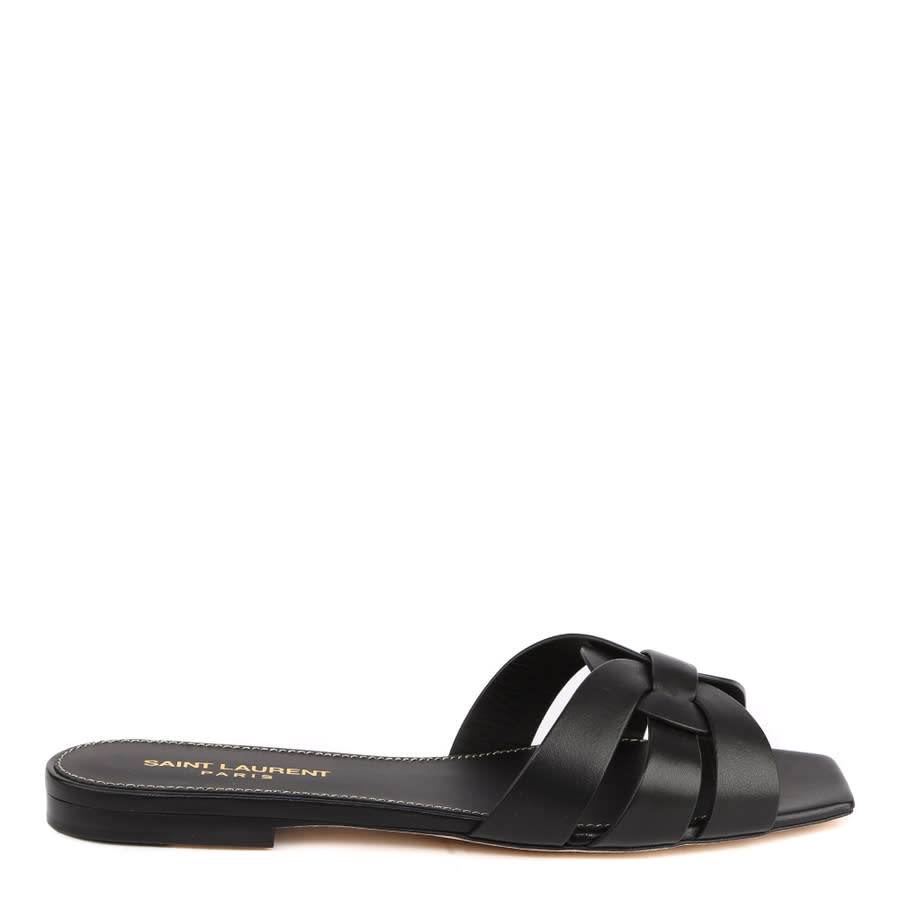 SAINT LAURENT LADIES BLACK SANDALS