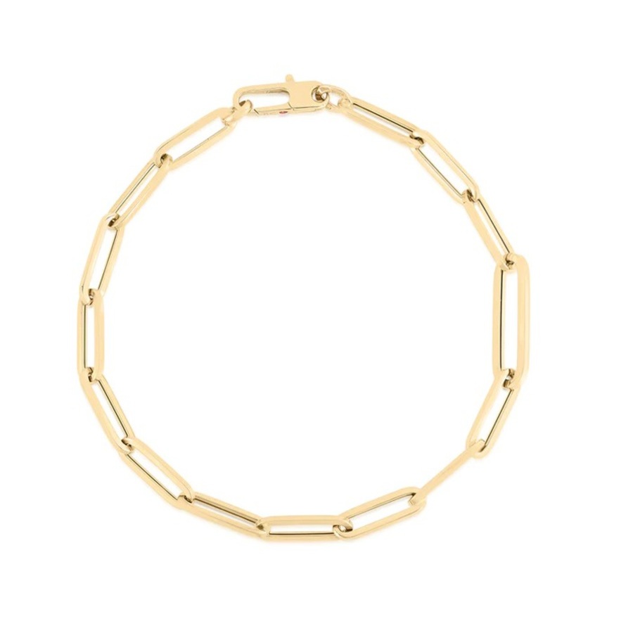 Roberto Coin 18k Yellow Gold Link Bracelet In Yellow