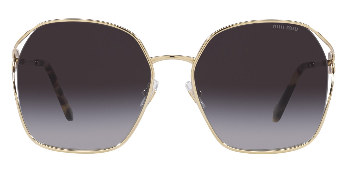 Miu Miu Miu-miu Mu 52ws Zvn5d1 In Gold Tone,grey