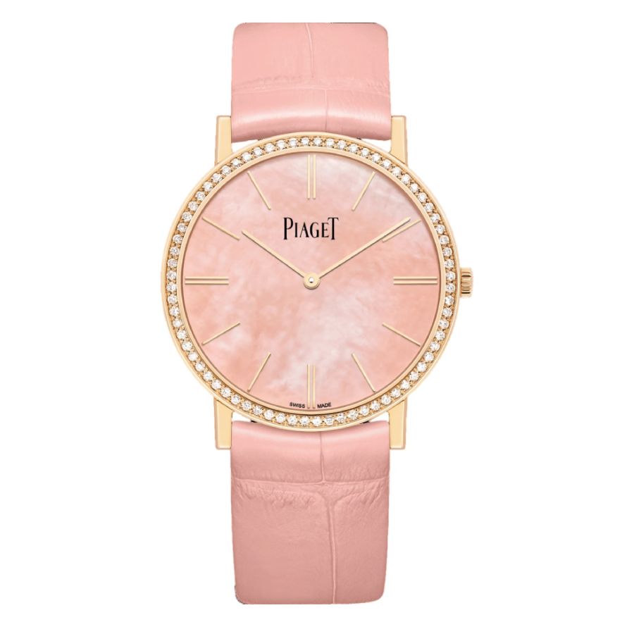 Piaget Altiplano Origin Hand Wind Diamond Ladies Watch G0a44060 In Gold / Mother Of Pearl / Pink / Rose / Rose Gold