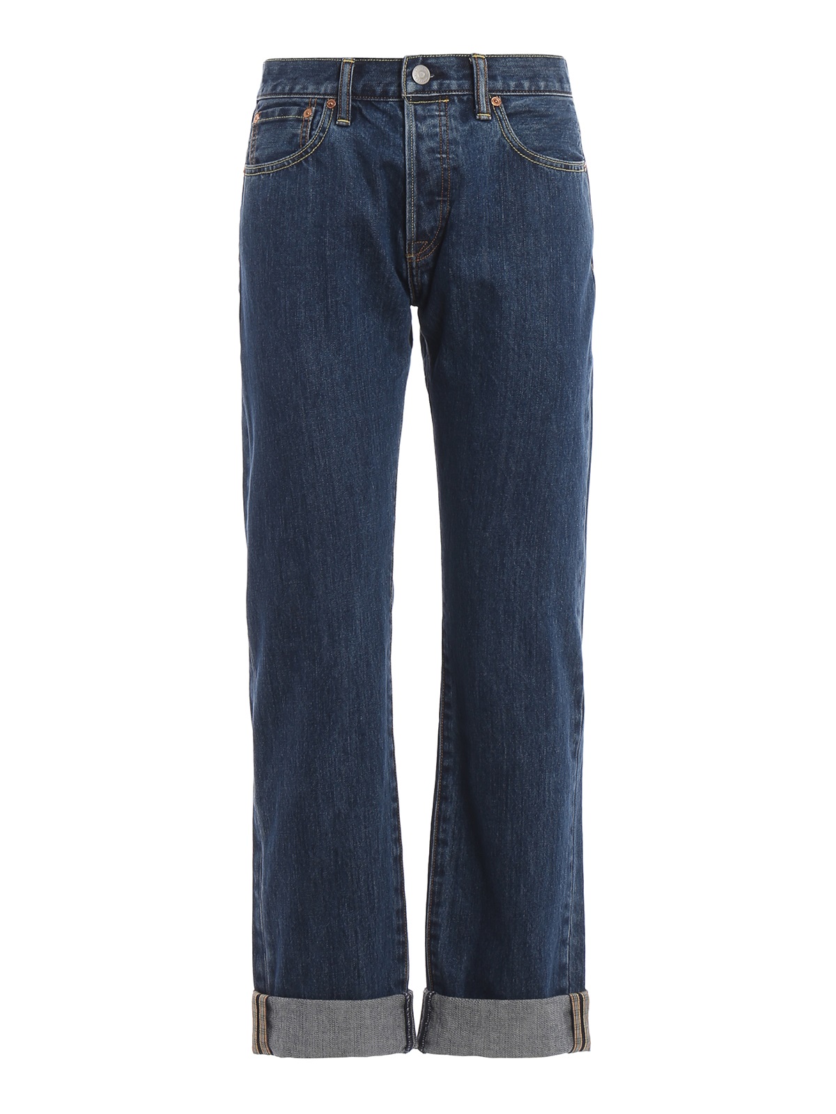 Burberry Ladies Blue Farndon Japanese Selvedge Denim Jeans ModeSens