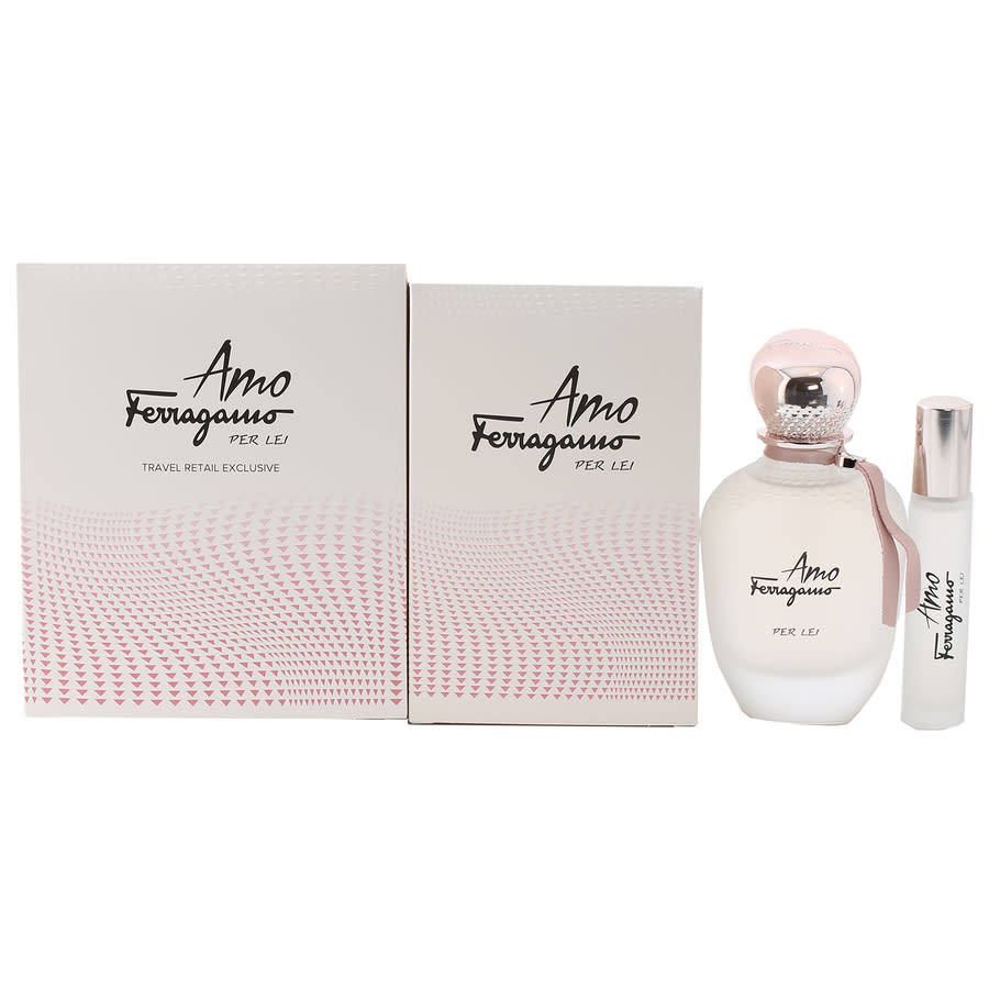 Salvatore Ferragamo Ladies Amo Per Lei Gift Set Fragrances 8052086378933