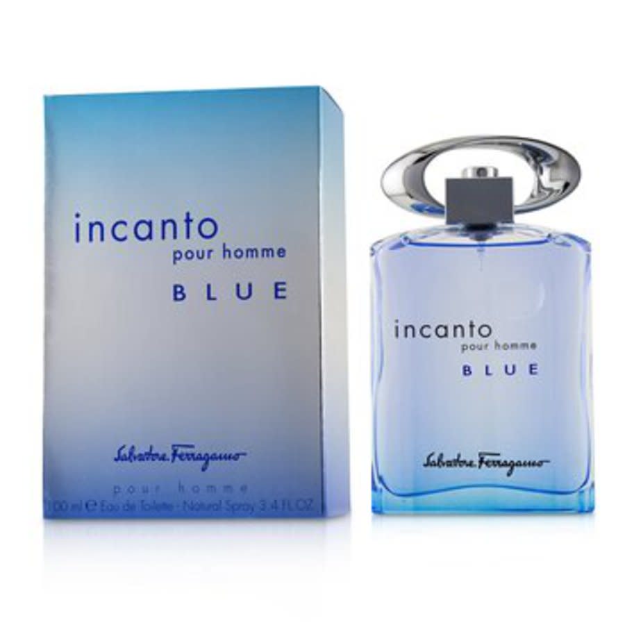 Ferragamo Incanto Blue / S.  Edt Spray 3.4 oz (100 Ml) (m)