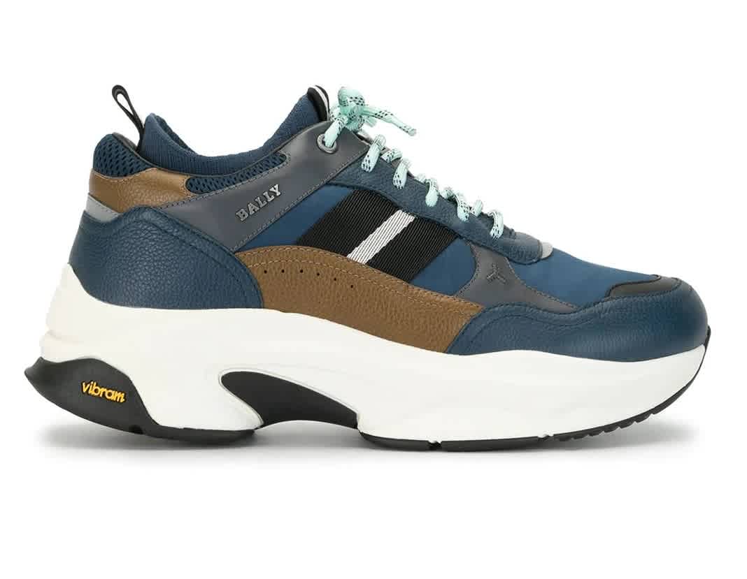 bally blue sneakers