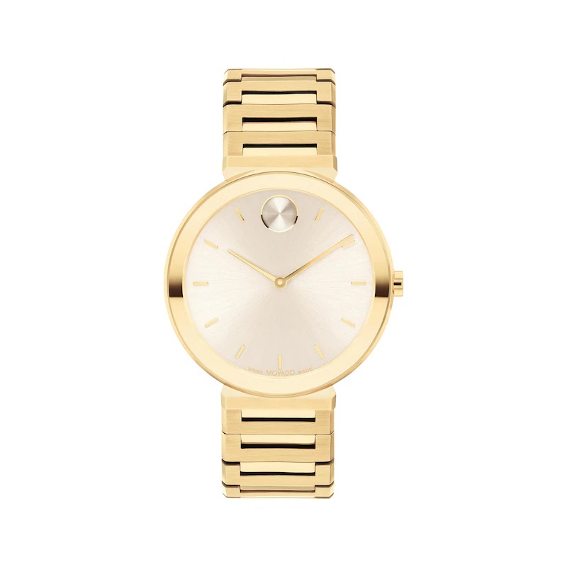 MOVADO MOVADO BOLD HORIZON QUARTZ TAUPE DIAL LADIES WATCH 3601088