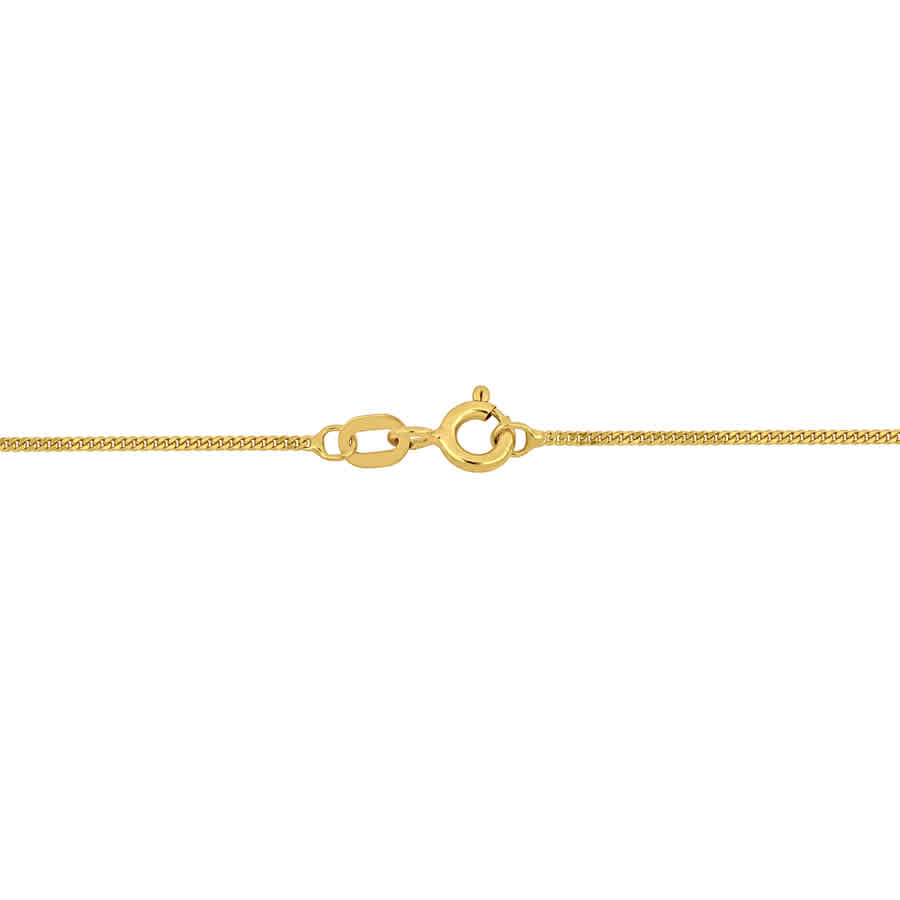 Amour 1mm Diamond Cut Flat Curb Bracelet In 14k Yellow Gold - 7.5 In In Yellow