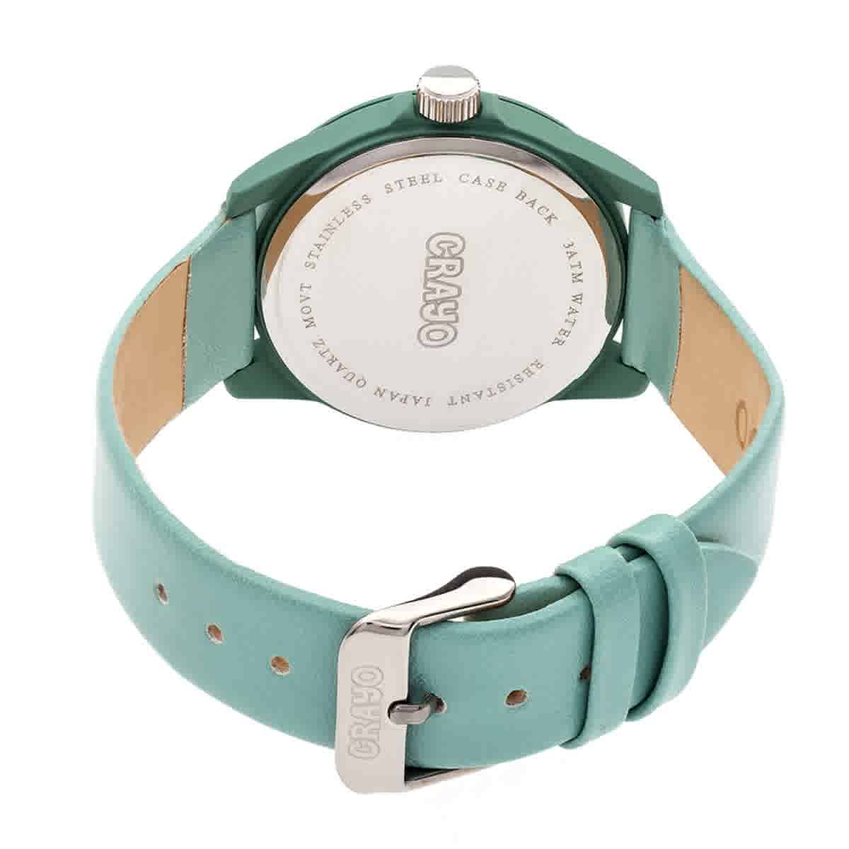 Shop Crayo Jolt Black Dial Watch Cracr4903 In Black / Seafoam