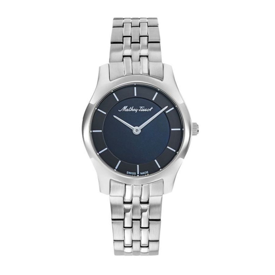 Mathey-tissot Tacy Quartz Black Dial Ladies Watch D949an In Black