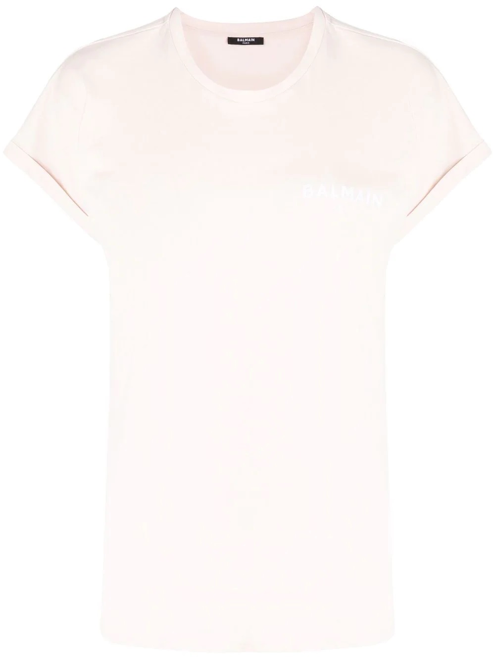 Balmain Logo-print T-shirt In Pink