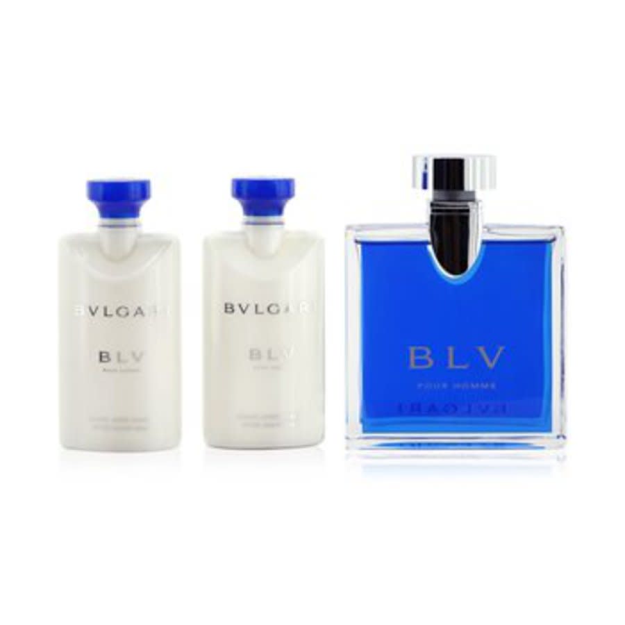 Bvlgari - Blv Coffret: Eau De Toilette Spray 100ml/3.4oz + 2x After Shave Balm 75ml/2.5oz + Pouch 2pcs+pouch In N,a