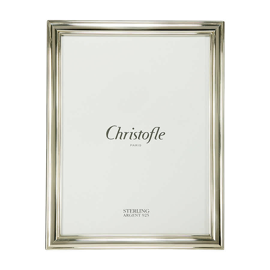 Christofle Albi 7 X 9 1/2 Inch Picture Frame 5256060 In Silver