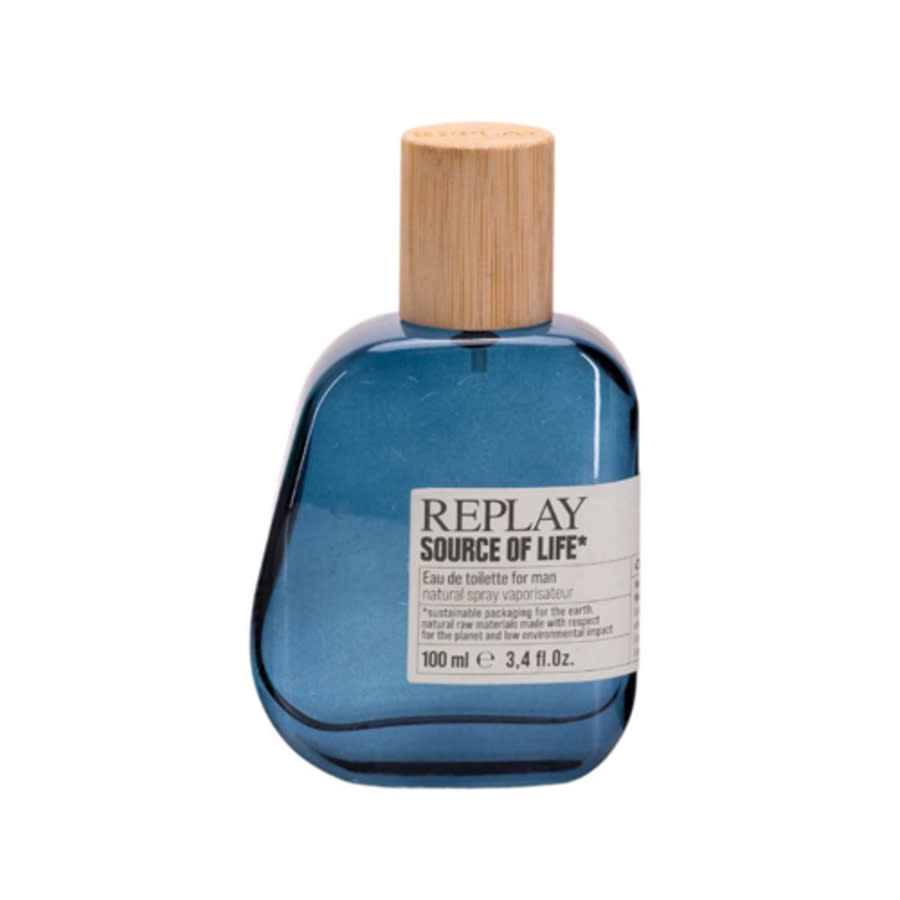 Replay Mens Source Of Life EDT Spray 3.38 oz (Tester) Fragrances 8011889500743