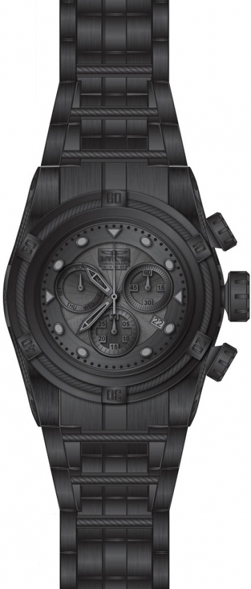 Invicta Bolt Chronograph Black Dial Mens Watch 23915 In Black / Skeleton