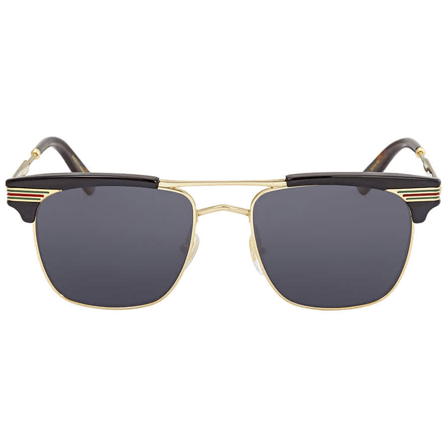 GUCCI GREY SQUARE SUNGLASSES GG0287S-001 52