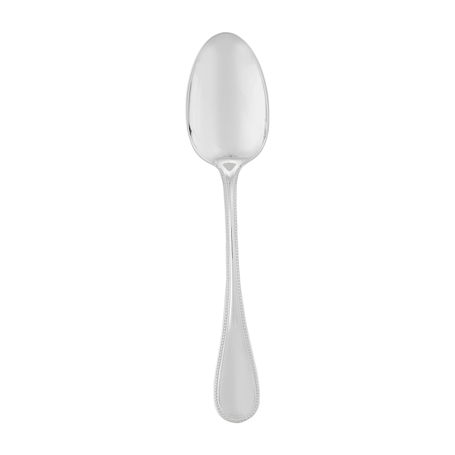 Christofle Sterling Silver Perles Place Soup Spoon 1416-022