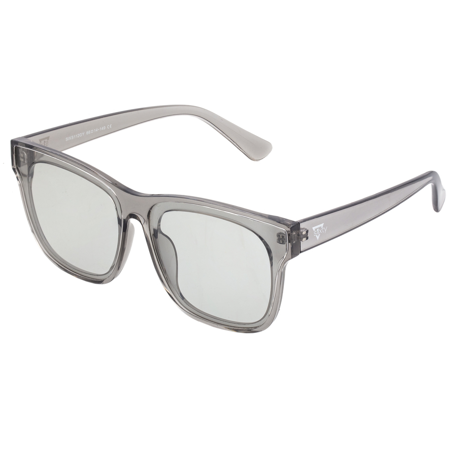 Sixty One Delos Wayfarer Unisex Sunglasses Sixs112gy In Grey