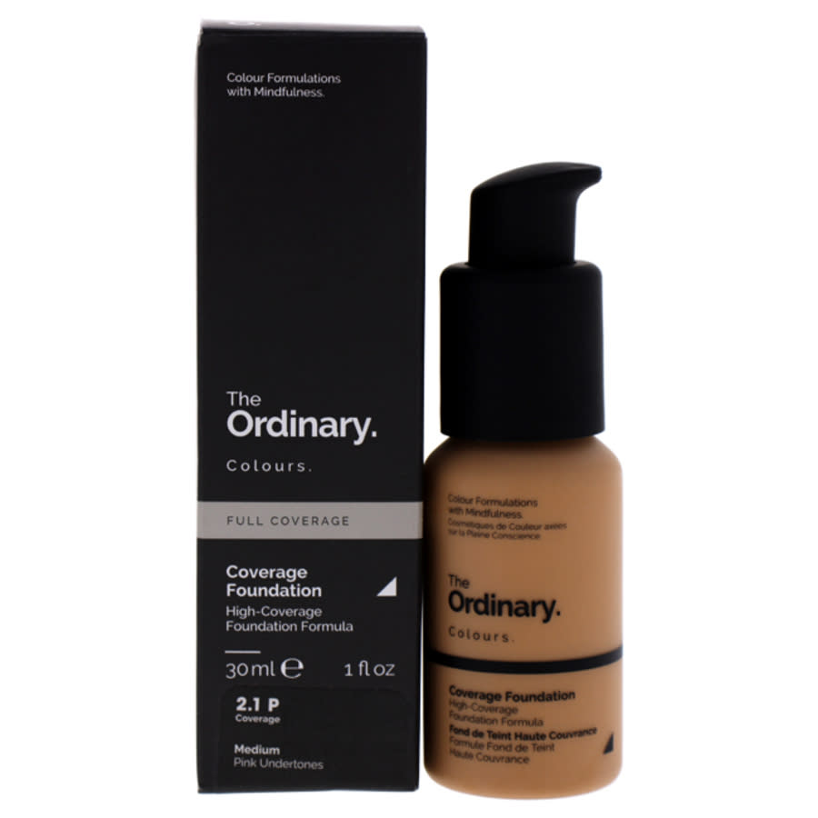 The Ordinary Full Coverage Foundation - 2.1p Medium By  For Women - 1 oz Foundation In Beige