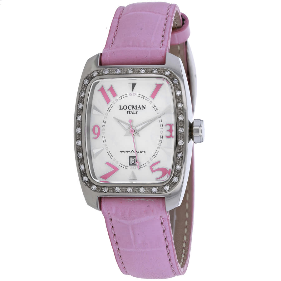 LOCMAN LOCMAN TITANIO QUARTZ LADIES WATCH 483RMOPPK2D/PK