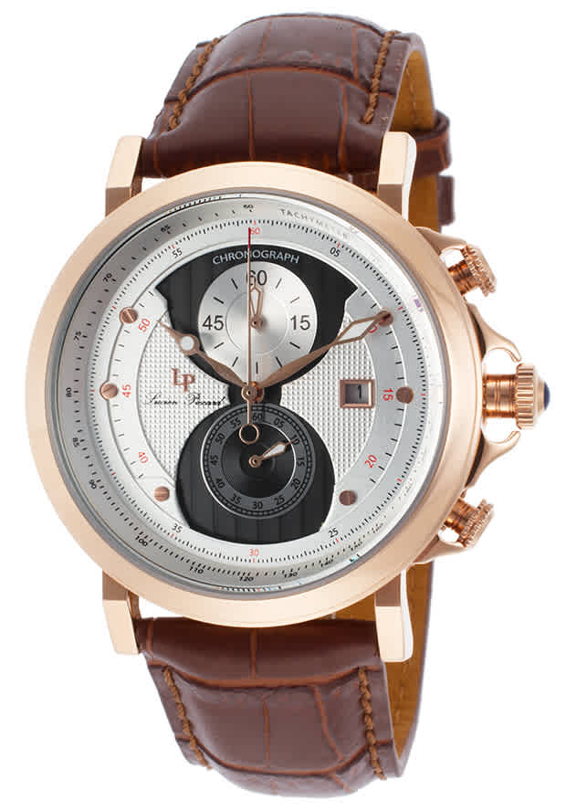 LUCIEN PICCARD PEGASUS CHRONOGRAPH MENS WATCH LP-40015-RG-02S-BRW