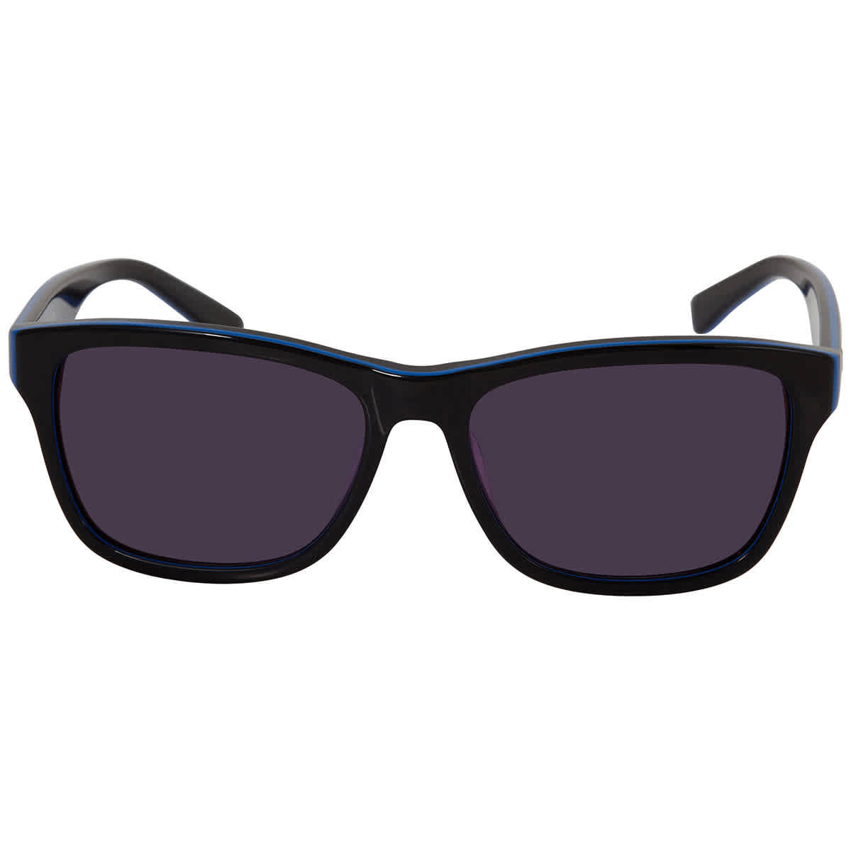 Lacoste Unisex Black Square Sunglasses L683s 6 55 In Black,grey