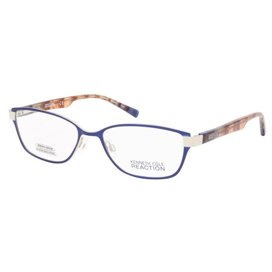 Kenneth Cole Reaction Cat Eye Ladies Eyeglasses Kc0758 92 53 In Blue