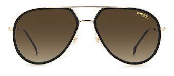 Carrera 295/s Ha 02m2 Aviator Sunglasses In Black / Brown / Gold