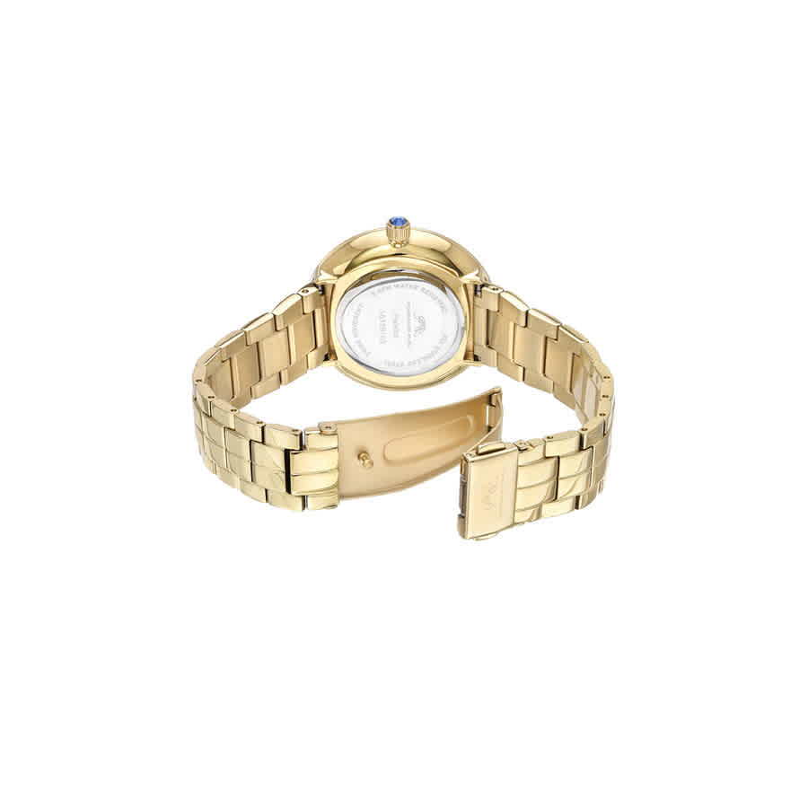 Shop Porsamo Bleu Helena Quartz White Dial Ladies Watch 1072bhes In Gold Tone / White / Yellow