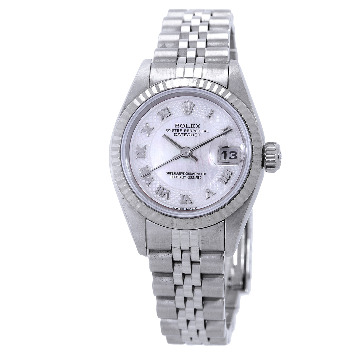 Rolex Oyster Perpetual Automatic Ladies Watch 79174 In Silver