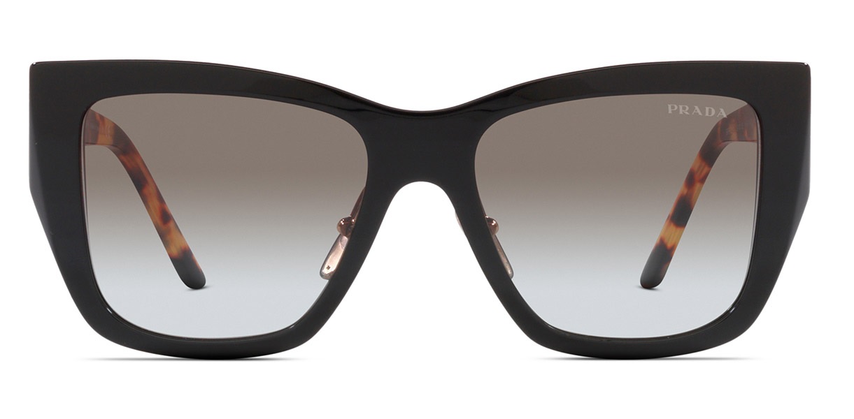 Prada Pr 21ys 1ab0a7 Wayfarer Sunglasses In Black / Gray