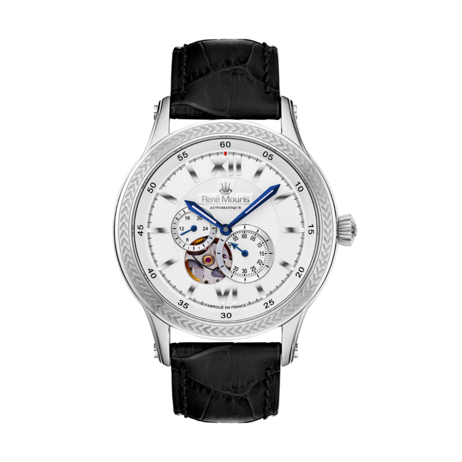 Rene Mouris Corona Automatic White Dial Mens Watch 70105rm1 In Black / Blue / White