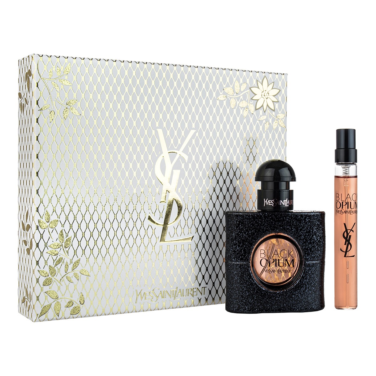 Yves Saint Laurent Ladies Black Opium Gift Set Fragrances 3614274285123