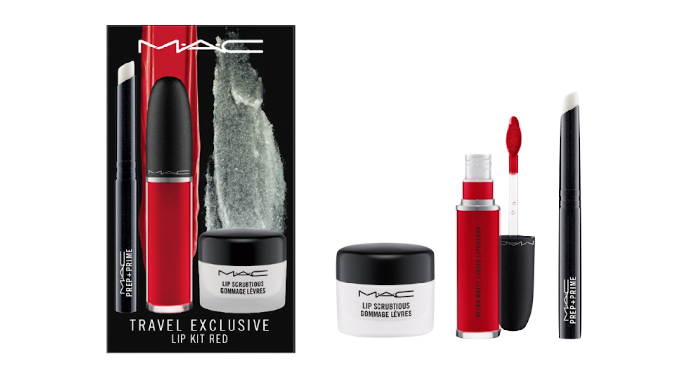 MAC MAC TRAVEL EXCLUSIVE LIP KIT RED