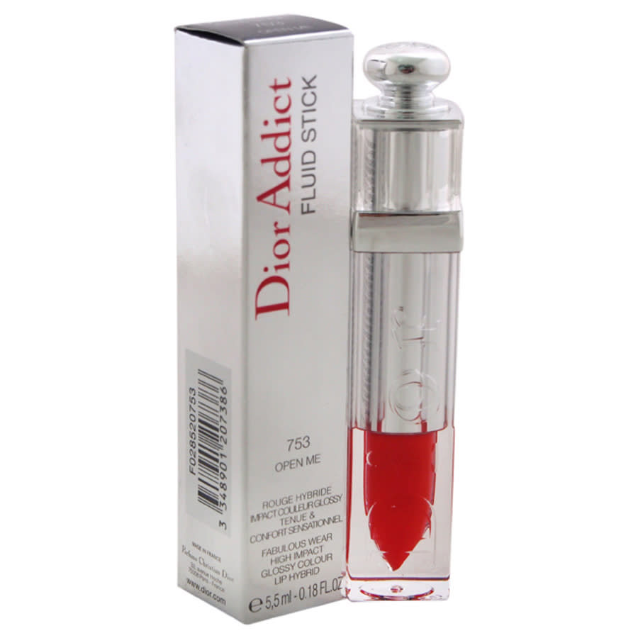 Dior Addict Fluid Stick - # 753 Open Me By Christian  For Women - 0.18 oz Lip Gloss In N,a