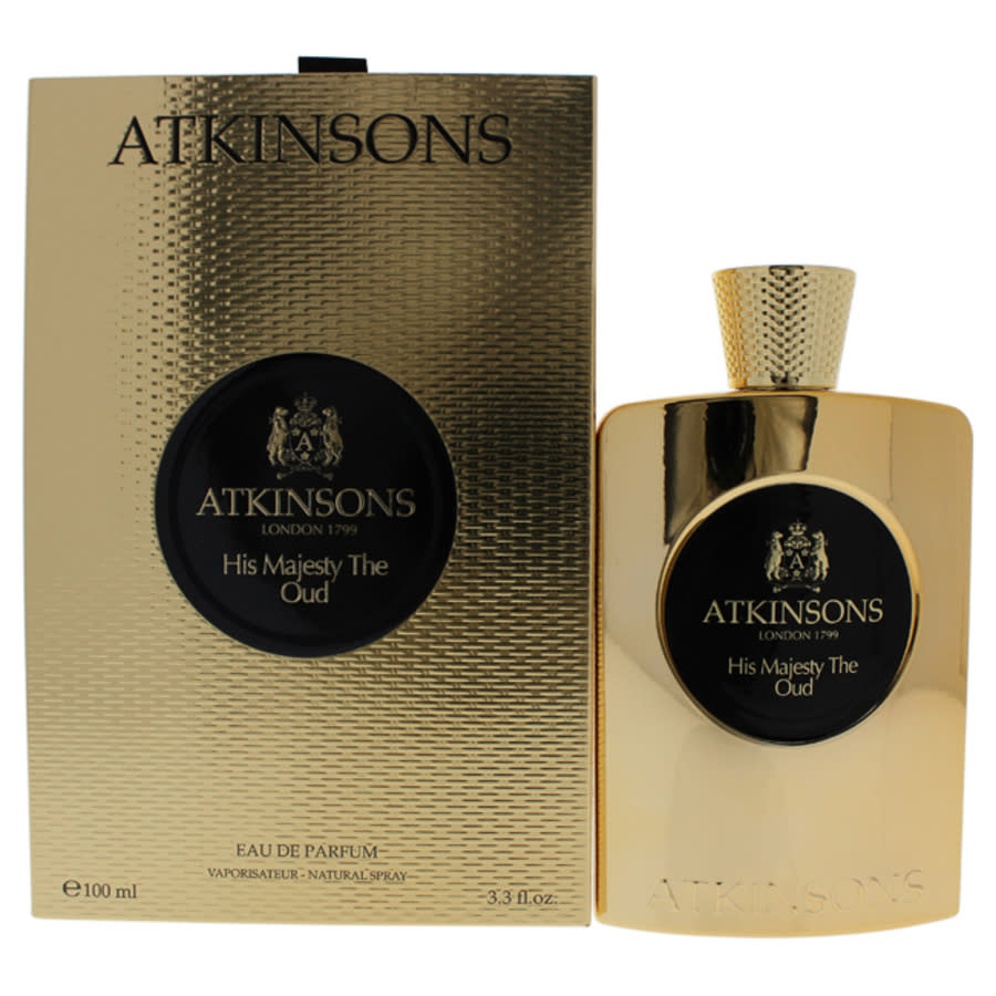 Atkinsons Mens His Majesty The Oud Edp Spray 3.4 oz Fragrances 8002135139169 In N,a