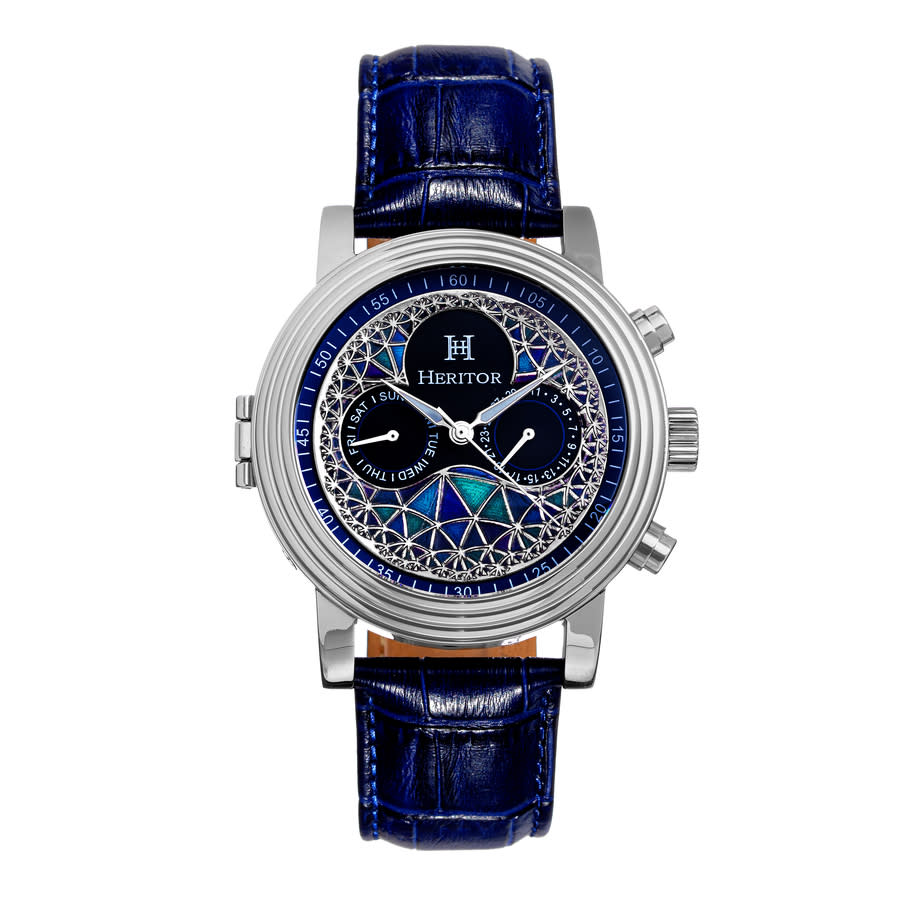 HERITOR LEGACY AUTOMATIC MULTI-COLOR DIAL MENS WATCH HERHR9702