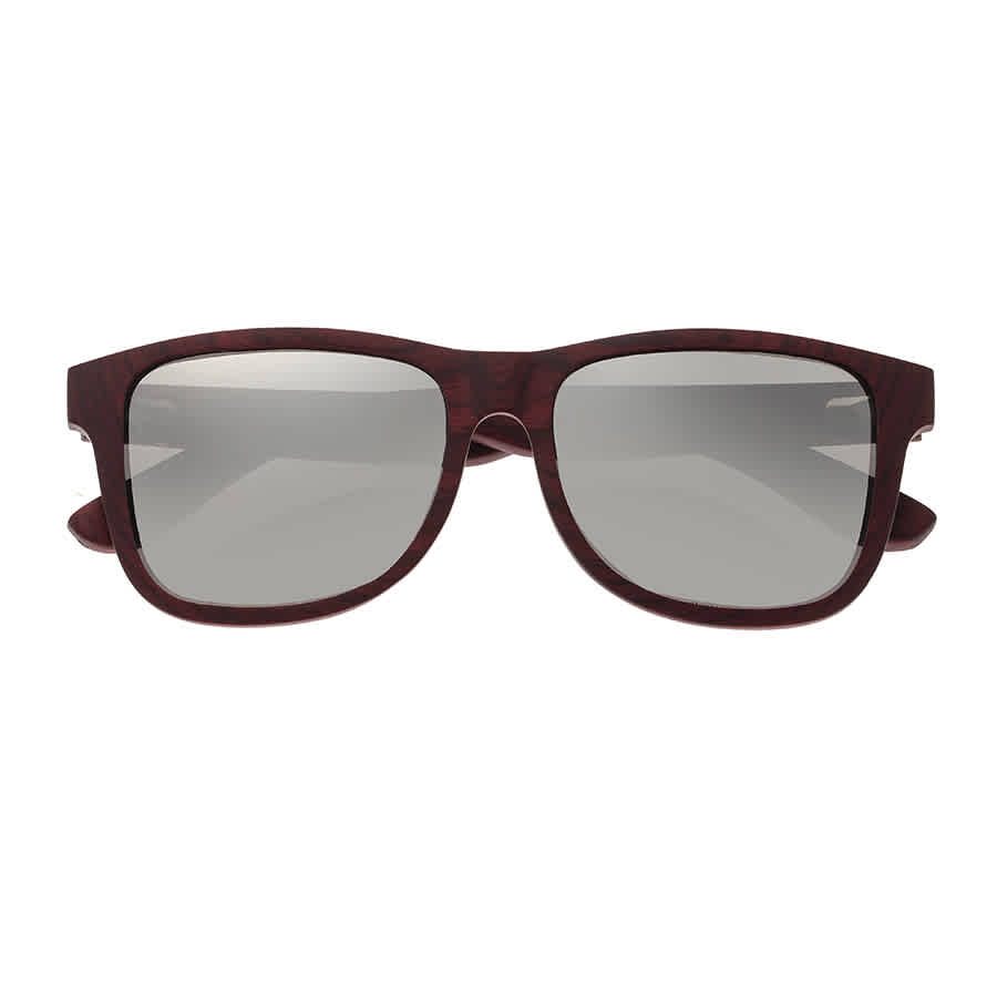 Earth Solana Wood Sunglasses In Red   / Rose / Silver / Spring