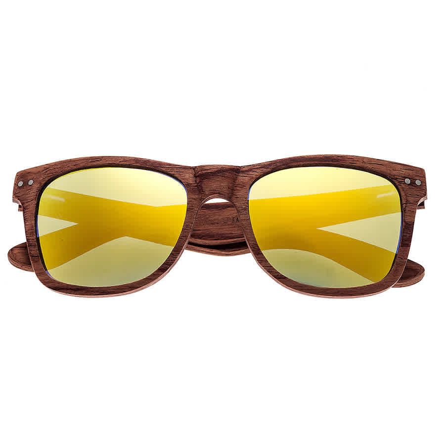 Earth Cape Cod Wood Sunglasses In Red   / Orange / Spring