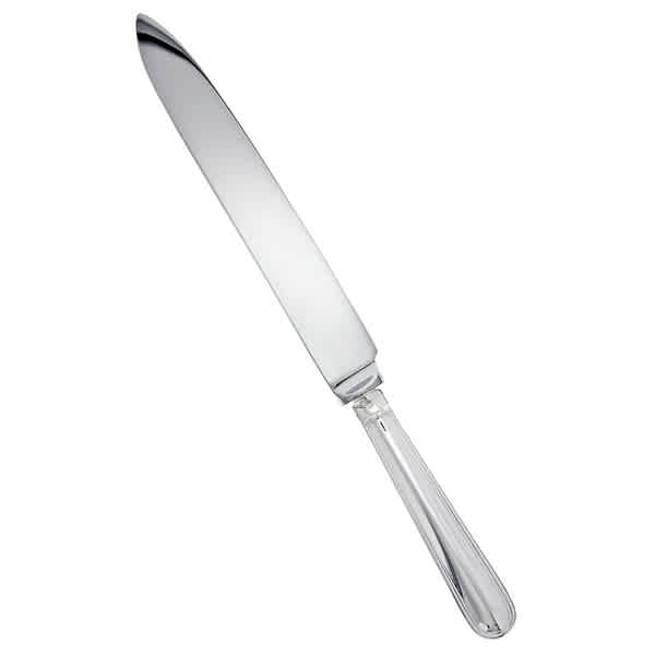 Christofle Silver Plated Albi Carving Knife 0021-064 In Silver
