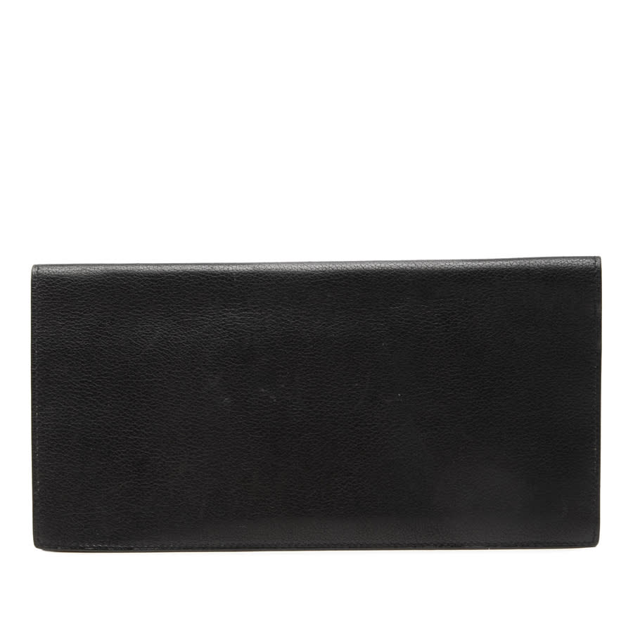 Pre-owned Hermes Leather Bifold Passport Holder Mens A3KLY8SPL3FL74AC